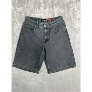 Kayden K grey and Green Jean Shorts Men's Size 32